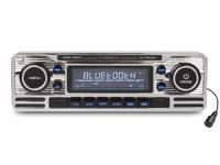 Autoradio met Bluetooth - 1 DIN - USB - 18 Voorkeurzenders - Retro Look (RMD120BT) - thumbnail