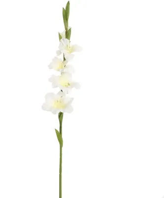 Pure Royal kunsttak gladiool 85cm crème