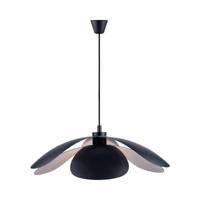 Ronde design lamp &apos;Maple&apos; DFTP zwart e27 fitting 55 cm