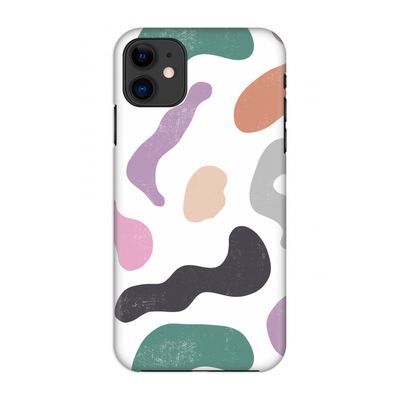 Memphis Shapes: Volledig geprint iPhone 11 Hoesje