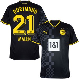 Borussia Dortmund Shirt Uit 2022-2023 + Malen 21