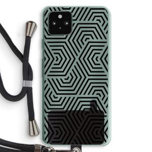 Magic pattern: Pixel 5a 5G Transparant Hoesje met koord