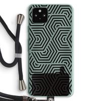 Magic pattern: Pixel 5a 5G Transparant Hoesje met koord