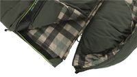 Outwell Camper Lux Double Volwassene Rechthoekige slaapzak Katoen, Polykatoen, Polyester Groen - thumbnail
