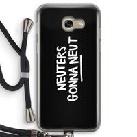 Neuters (zwart): Samsung Galaxy A5 (2017) Transparant Hoesje met koord