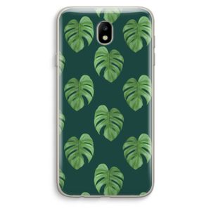 Monstera leaves: Samsung Galaxy J7 (2017) Transparant Hoesje