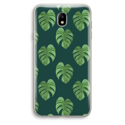 Monstera leaves: Samsung Galaxy J7 (2017) Transparant Hoesje
