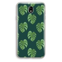 Monstera leaves: Samsung Galaxy J7 (2017) Transparant Hoesje