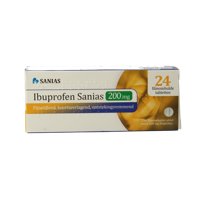 Sanias Ibuprofen 200mg 24 Stuks