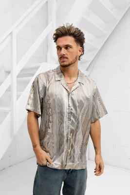 Carlo Colucci C5081 571 Shirt Heren Beige - Maat S - Kleur: Beige | Soccerfanshop