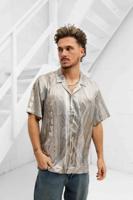 Carlo Colucci C5081 571 Shirt Heren Beige - Maat M - Kleur: Beige | Soccerfanshop