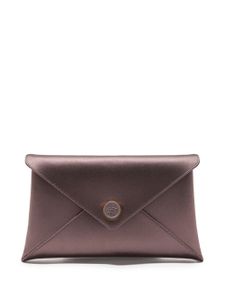 Altuzarra pochette Medallion satiné - Bleu