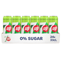 Seven Up free blik (24x 33cl)