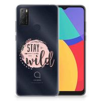 Alcatel 1S (2021) Telefoonhoesje met Naam Boho Stay Wild - thumbnail