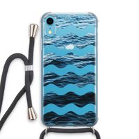 Oceaan: iPhone XR Transparant Hoesje met koord