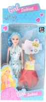 LG Imports tienerpop Luckiest meisjes 11 cm blauw 3 delig - thumbnail