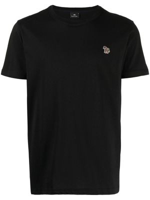 PS Paul Smith t-shirt à patch zèbre - Noir