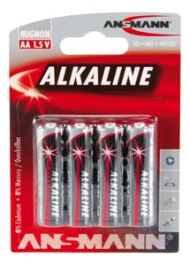 Ansmann 4 x Alkaline batterij | mignon AA / LR6  - 5015563 5015563