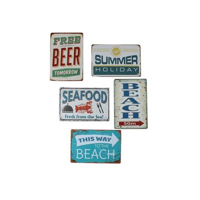 Gerkimex Decoratie tekstbord metaal 30x20cm