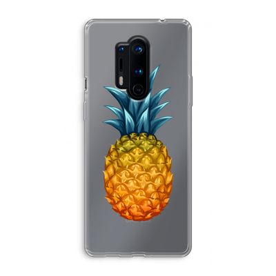 Grote ananas: OnePlus 8 Pro Transparant Hoesje