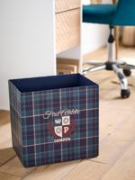 Opvouwbare kartonnen mand Embleem groen / blauw