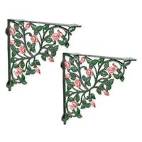 A CAST IRON WALL BRACKET