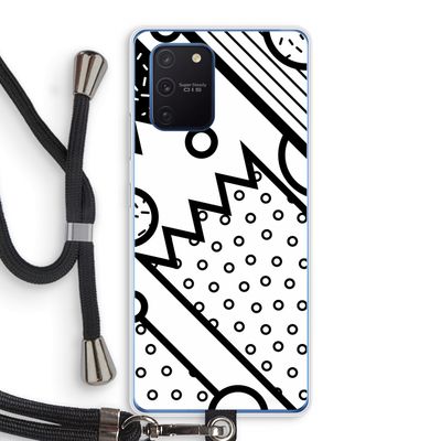 Pop Art #4: Samsung Galaxy Note 10 Lite Transparant Hoesje met koord