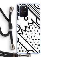 Pop Art #4: Samsung Galaxy Note 10 Lite Transparant Hoesje met koord