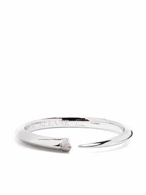 Shaun Leane bracelet Tusk orné de diamants - Argent