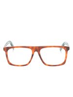 Moncler Eyewear lunettes de vue ML5206 052 à monture carrée - Marron - thumbnail