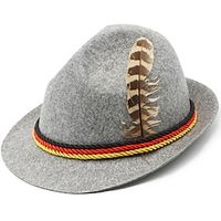 Carnaval Oktoberfest bier Kostuum Tiroler Hoed Tirolerhut Alpine Hoed Duits München Traditionele stijl Weiden Voor heren Doek in traditionele stijl Hoed Lightinthebox