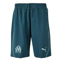 PUMA Olympique Marseille Casuals Broekje 2024-2025 Donkerblauw Lichtblauw