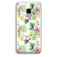 Gele kuif: Samsung Galaxy S9 Transparant Hoesje