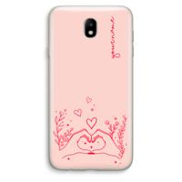 Love is in the air: Samsung Galaxy J7 (2017) Transparant Hoesje