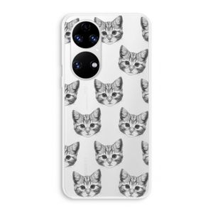 Kitten: Huawei P50 Transparant Hoesje