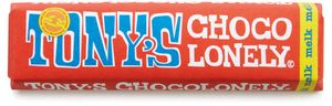 Tony&apos;s Chocolonely chocoladereep, 50g, melk