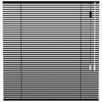 Leen Bakker - Fenstr Jaloezie 25mm Standaard Lak - (15026) - Aluminium - Zwart - 120x10x10 Cm