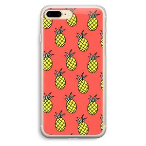 Ananas: iPhone 7 Plus Transparant Hoesje