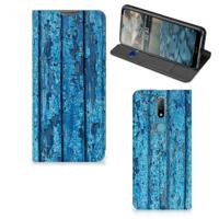 Nokia 2.4 Book | Wallet Case | Wood Blue