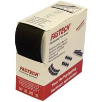 FASTECH® B50-SK-H-999905 Klittenband Om vast te plakken Hotmelt Haakdeel (l x b) 5 m x 50 mm Zwart 5 m