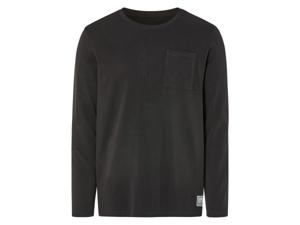 LIVERGY Heren shirt met lange mouwen (M, Grijs)