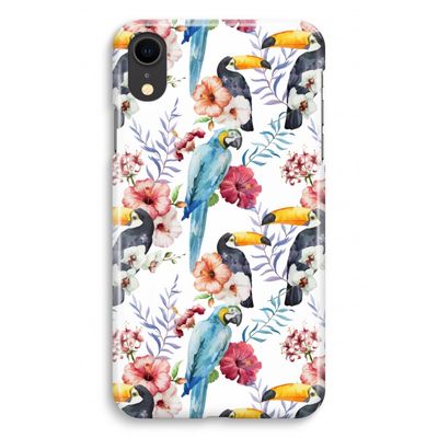 Bloemen tukan: iPhone XR Volledig Geprint Hoesje