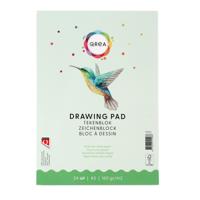 Tekenblok qrea a5 24vel 160gr gelijmd | 5 stuks