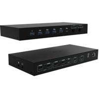 I-tec USB-C KVM Dock PRO for Three Hosts, Dual Video, with 2x Power Delivery, max 92W