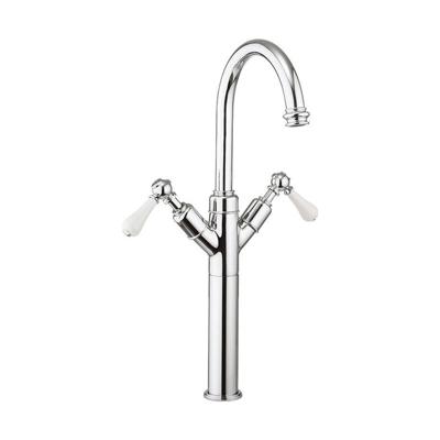 Crosswater Belgravia Keukenkraan - hoogte 46.5cm - uitloop 16.8cm - hendel - chroom BL118DNC_LV