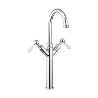 Crosswater Belgravia Keukenkraan - hoogte 46.5cm - uitloop 16.8cm - hendel - chroom BL118DNC_LV