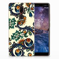 Siliconen Hoesje Nokia 7 Plus Barok Flower