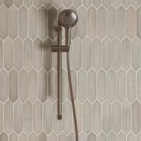 Glijstang set SaniClear Antique | 60 cm | Incl.Handdouche en Doucheslang | Verouderd messing
