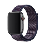 Sport Loop nylon bandje - Donker paars - Geschikt voor Apple Watch 38mm / 40mm / 41mm