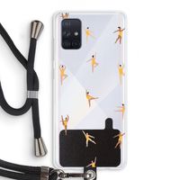 Dans #2: Samsung Galaxy A71 Transparant Hoesje met koord
